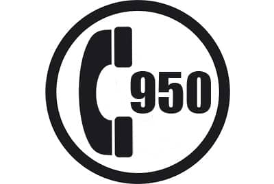 prefijo 950