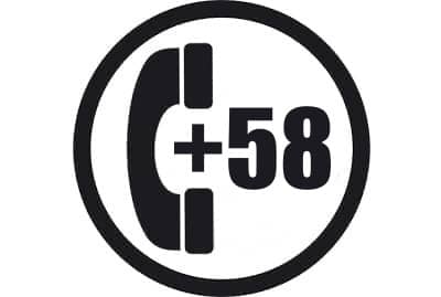 prefijo +58